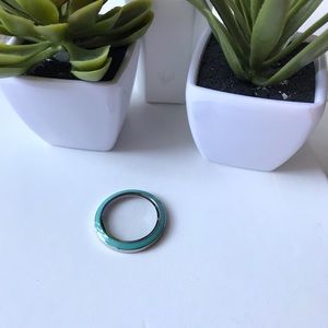 Large O2 Blue Locket Face